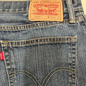 Vintage Levi Strauss & Co. 505 (1873) Straight Leg Mens Jeans - Size W 29 L 30
